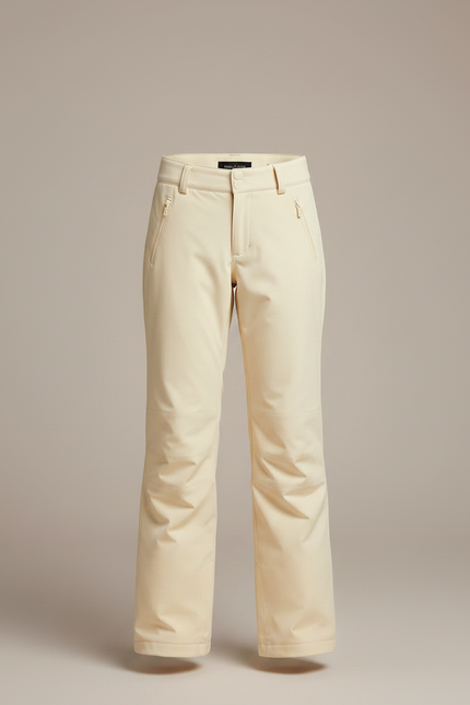 Pantalon Randonnée Beige Imperméable Ample Enfant - Polyester - vue 3