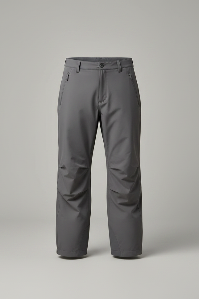 Pantalon Randonnée Gris Imperméable Ample Coupe-Vent Homme - Polyester - vue 3