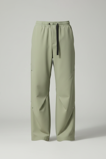 Pantalon Randonnée Vert Ample Imperméable Sport - Polyester - vue 3