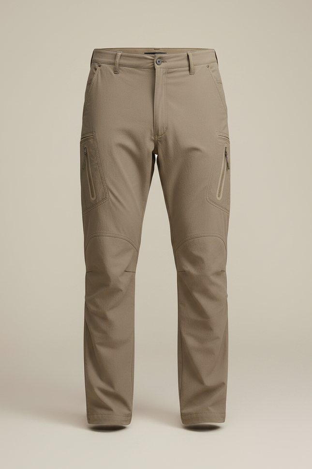Pantalon Homme Randonnée Été - Beige Polyester - vue 3