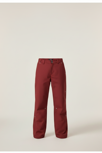 Pantalon Randonnée Bordeaux Ample Imperméable Enfant - Polyester - vue 3