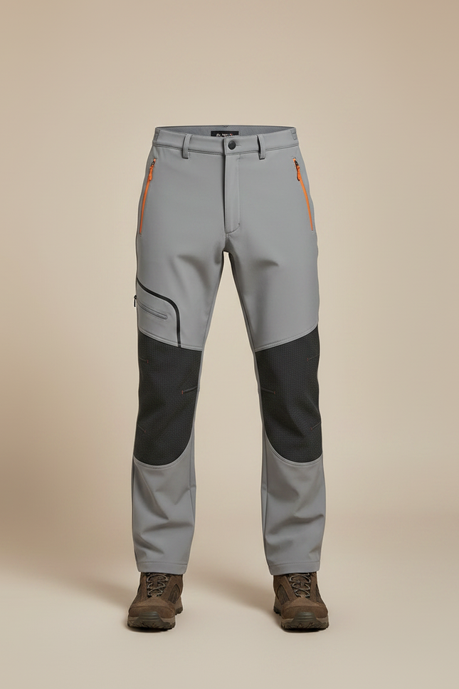 Pantalon De Randonnée Chaud - Gris Polyester - vue 3