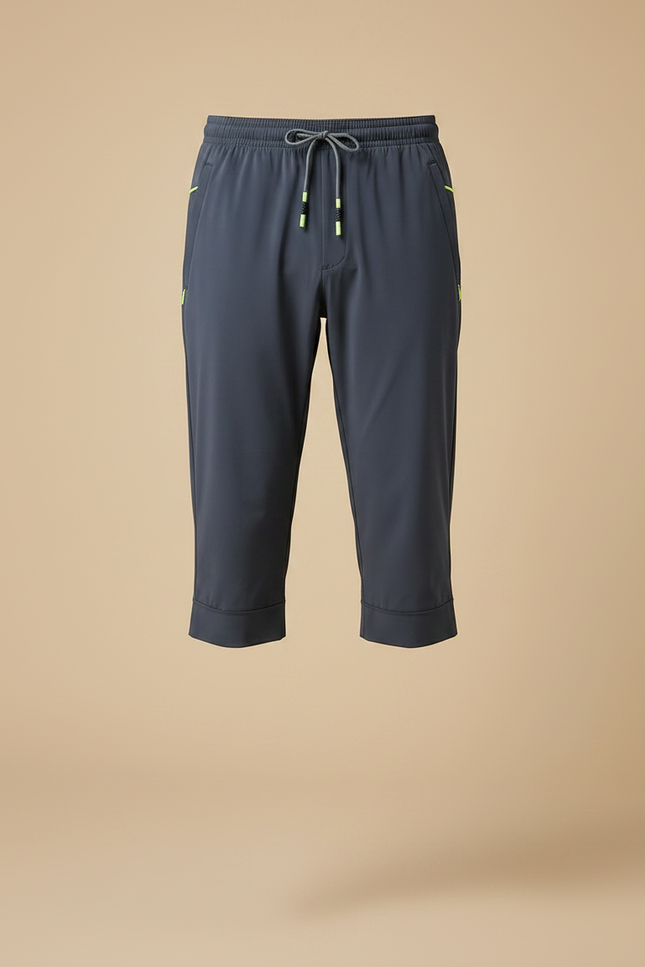 Pantalon Randonnée Capri Gris Séchage Rapide Léger Sport - Polyester - vue 3