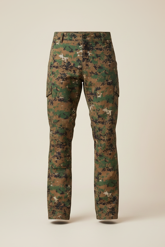 Pantalon Randonnée Camouflage Homme Tactique Cargo Imperméable - Multicolore Polyester - vue 3