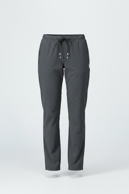 Pantalon Randonnée Gris Léger Respirant Élastique Femme - Polyester - vue 3