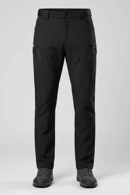 Pantalon Randonnée Noir Tactique Respirant Séchage Rapide Homme - Polyester - vue 3