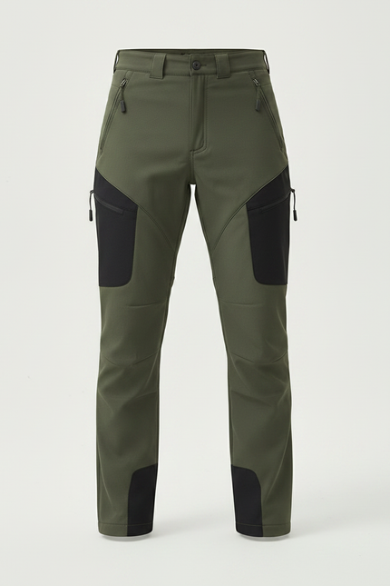 Pantalon Ski Randonnée Homme - Kaki Polyester - vue 3