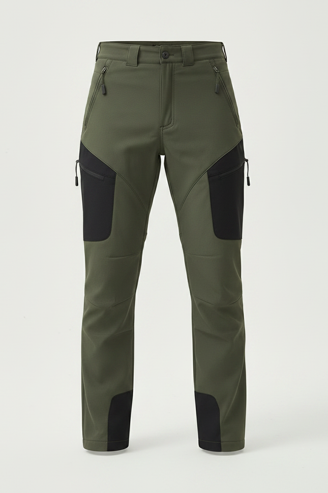 Pantalon Ski Randonnée Homme - Kaki Polyester - vue 3
