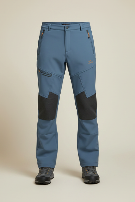 Pantalon De Randonnée Hiver - Bleu Polyester - vue 3