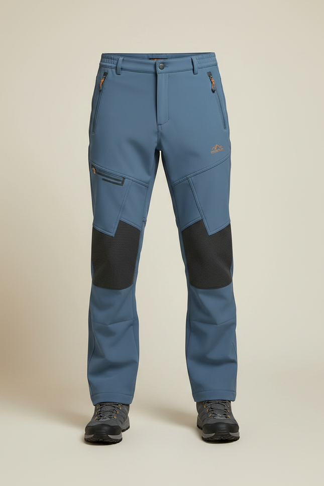 Pantalon De Randonnée Hiver - Bleu Polyester - vue 3