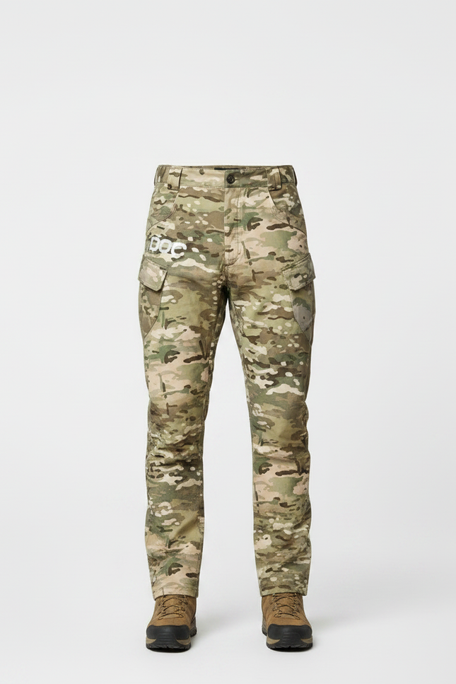 Pantalon Randonnée Camouflage Militaire Cargo Homme Épais - Multicolore Polyester - vue 3