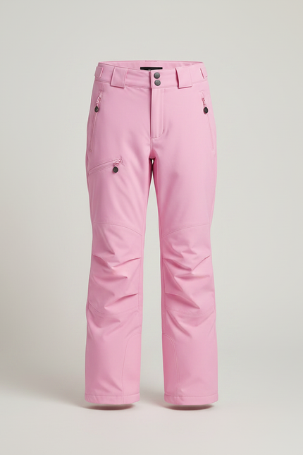 Pantalon Randonnée Rose Enfant Imperméable Chaud Hiver - Polyester - vue 3