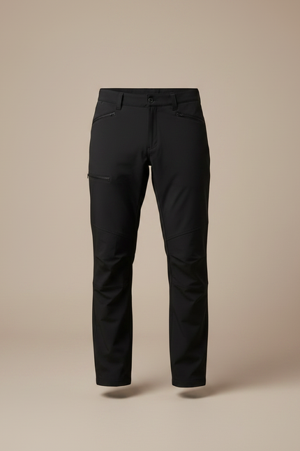 Pantalon Randonnée Noir Homme Cargo Élastique Multi-poches - Polyester - vue 3