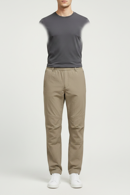 Pantalon Randonnée Kaki Léger Ample Décontracté Sport - Polyester - vue 3