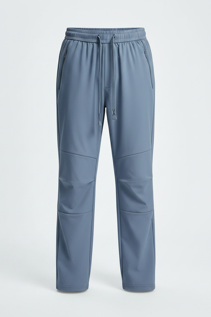 Pantalon Randonnée Enfant Bleu Cordon Léger Sport - Polyester - vue 3