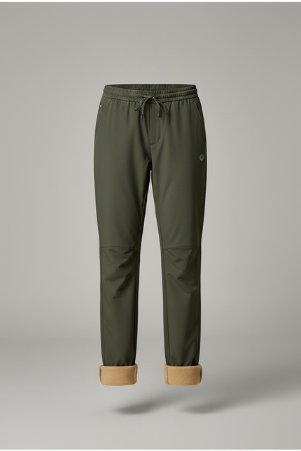 Pantalon Randonnée Neige - Kaki Polyester - vue 3