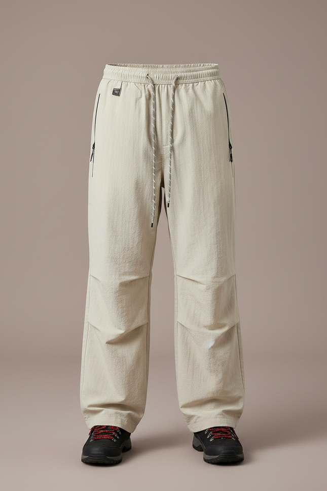 Pantalon Randonnée Beige Ample Léger Enfant - Polyester - vue 3