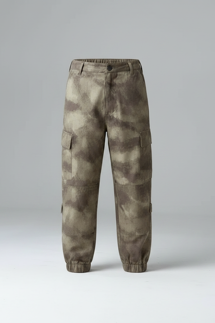 Pantalon Randonnée Camouflage Cargo Enfant Robuste - Imprimé Polyester - vue 3