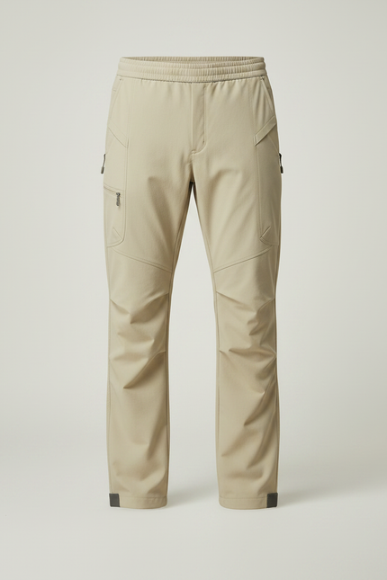 Pantalon Randonnée Beige Confortable Homme Cordon - Polyester - vue 3