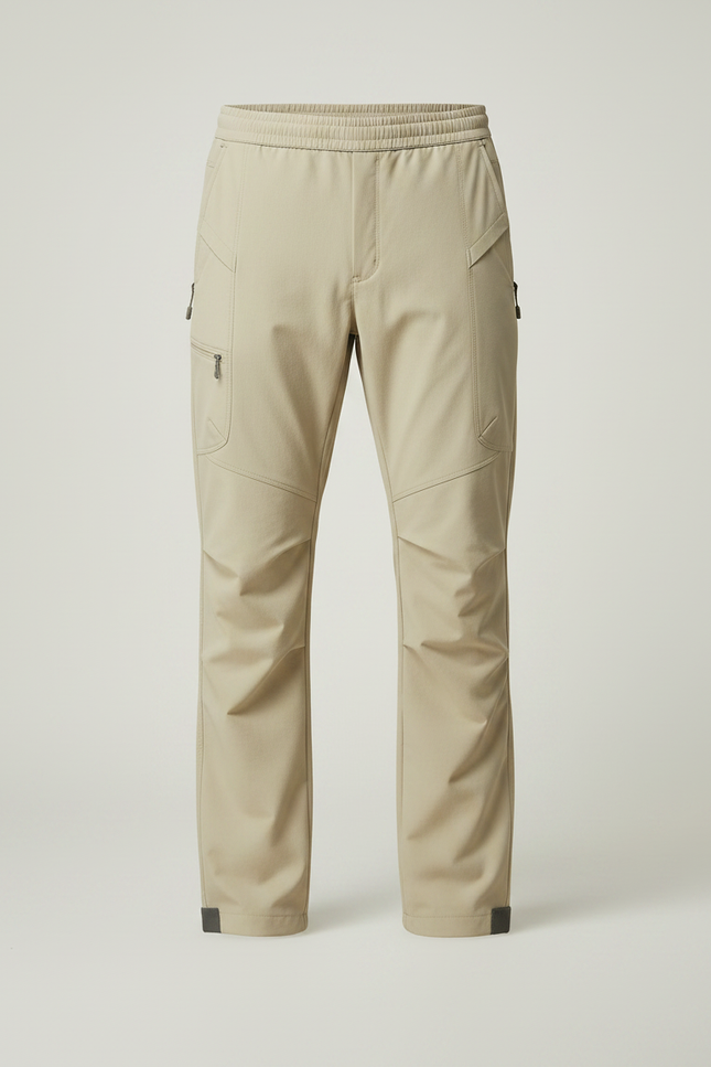 Pantalon Randonnée Beige Confortable Homme Cordon - Polyester - vue 3