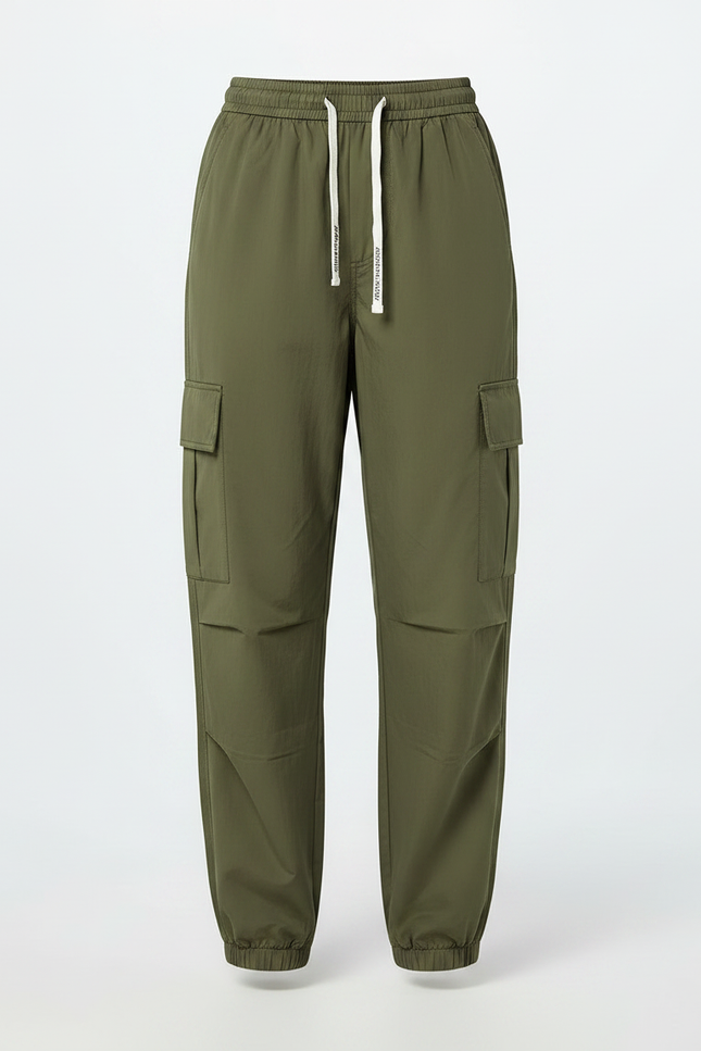 Pantalon Randonnée Kaki Cargo Fluide Femme - Polyester - vue 3