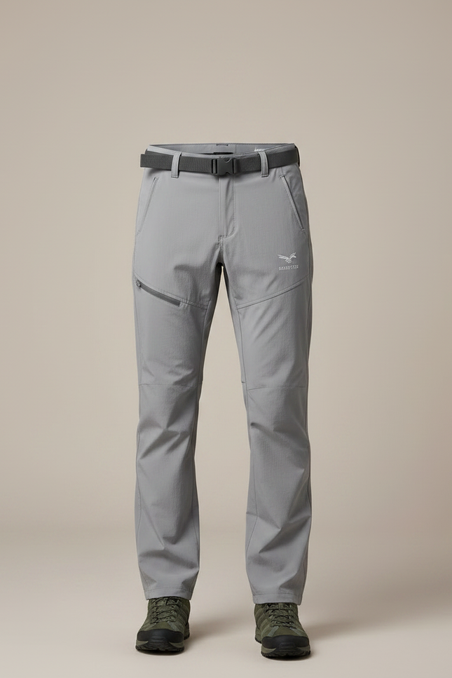 Pantalon Randonnée Gris Stretch Respirant Homme Séchage Rapide - Polyester - vue 3