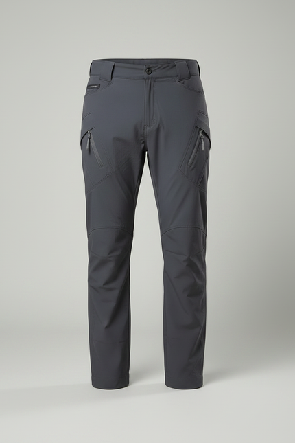 Pantalon Randonnée Gris Respirant Séchage Rapide Homme Tactique - Polyester - vue 3