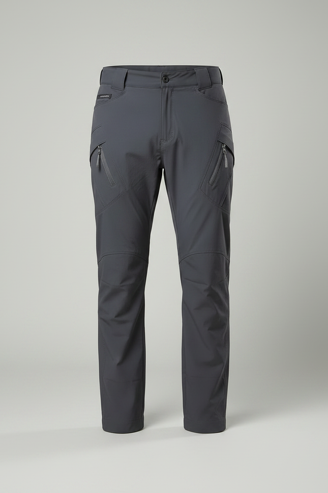 Pantalon Randonnée Gris Respirant Séchage Rapide Homme Tactique - Polyester - vue 3