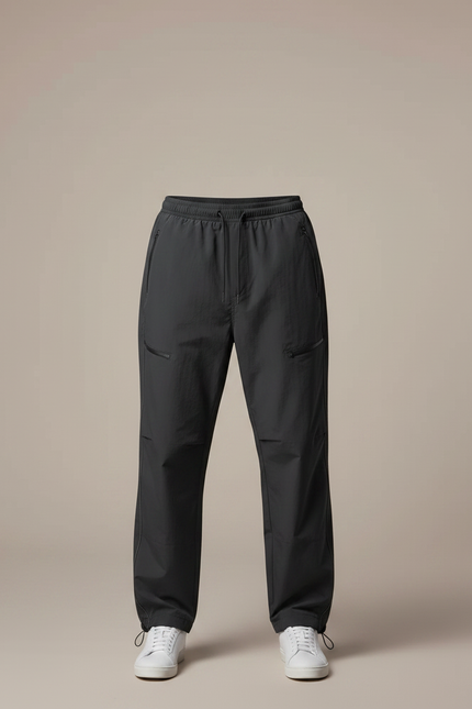 Pantalon Randonnée Gris Ample Léger Confortable Homme - Polyester - vue 3