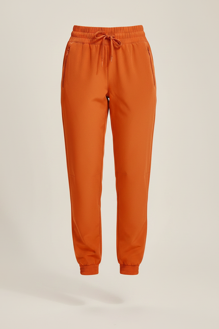 Pantalon Randonnée Orange Léger Fluide Sport Femme - Polyester - vue 3
