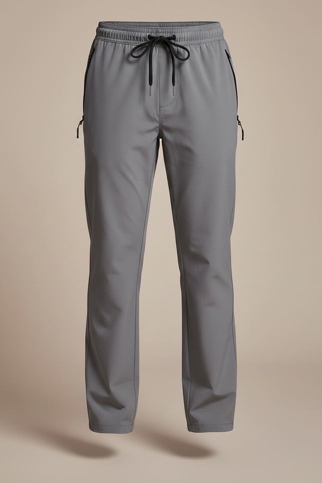 Pantalon Randonnée Gris Enfant Léger Confortable Sport - Polyester - vue 3