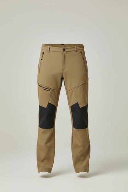 Pantalon Randonnée Grand Froid - Kaki Polyester - vue 3