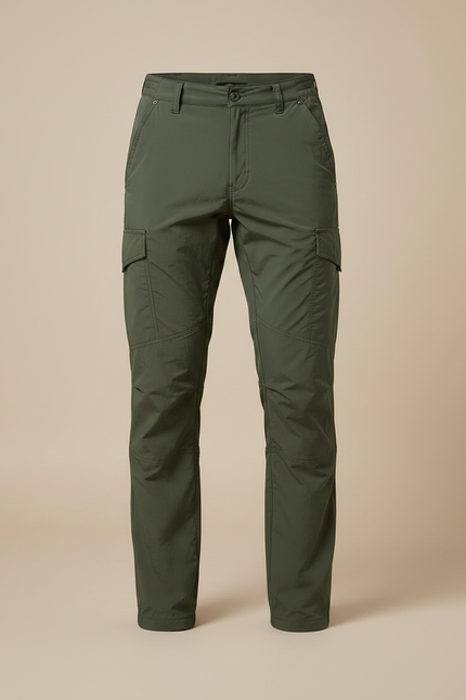 Pantalon Randonnée Léger - Kaki Polyester - vue 3