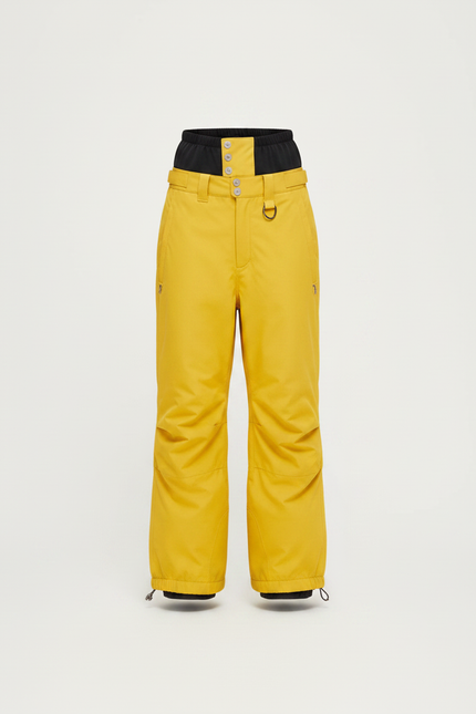 Pantalon Randonnée Jaune Ample Imperméable Enfant - Polyester - vue 3