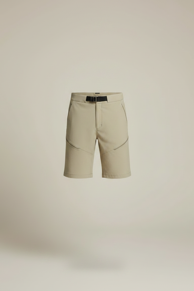 Pantalon Randonnée Beige Court Léger Enfant - Polyester - vue 3