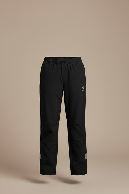 Pantalon Randonnée Noir Enfant Réfléchissant Sportif Léger - Polyester - vue 3