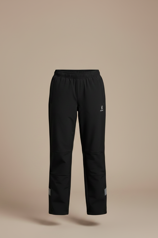 Pantalon Randonnée Noir Enfant Réfléchissant Sportif Léger - Polyester - vue 3