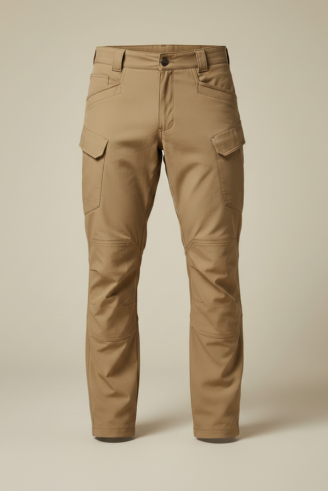 Pantalon Randonnée Cargo Kaki Tactique Homme Léger - Polyester - vue 3