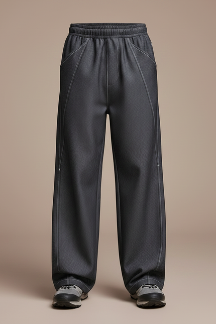 Pantalon Randonnée E15c - Gris Polyester - vue 3