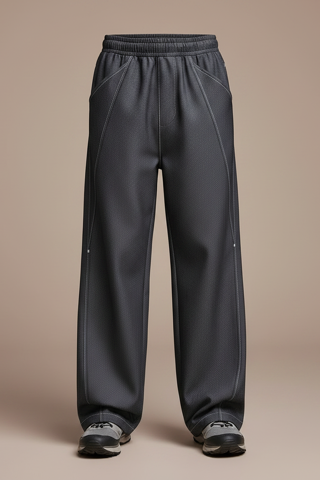 Pantalon Randonnée E15c - Gris Polyester - vue 3