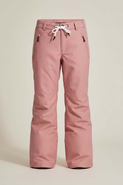 Pantalon Randonnée Rose Ample Imperméable Enfant - Polyester - vue 3