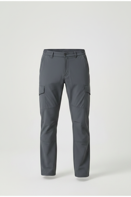 Pantalon Randonnée Automne - Gris Polyester - vue 3