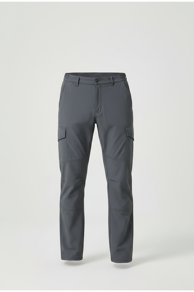 Pantalon Randonnée Automne - Gris Polyester - vue 3