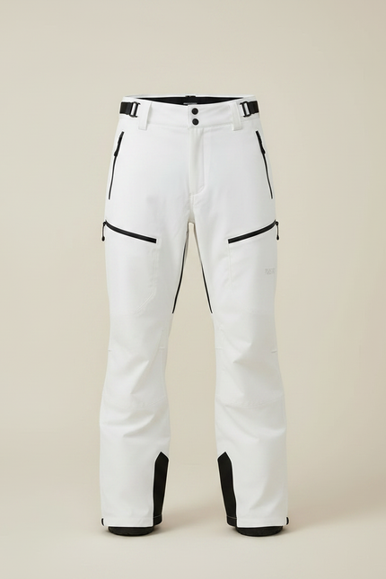 Pantalon Randonnée Blanc Imperméable Homme Ajusté Hiver - Polyester - vue 3