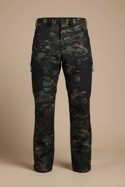 Pantalon Randonnée Camouflage Tactique Cargo Imperméable Homme - Multicolore Polyester - vue 3