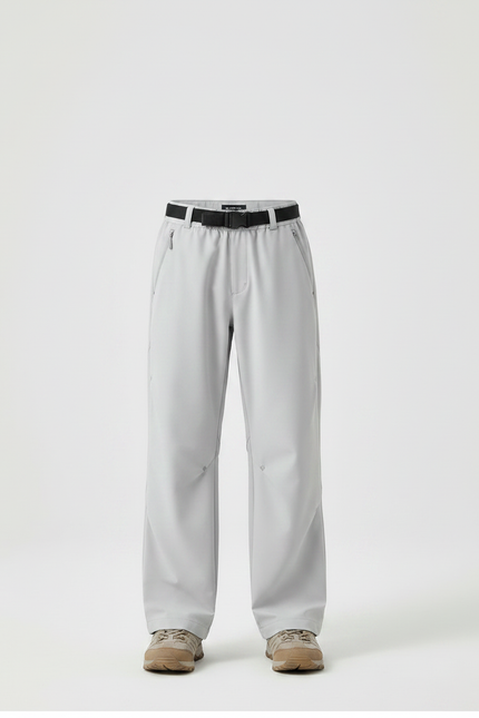 Pantalon Randonnée Gris Ample Décontracté Unisexe - Polyester - vue 3