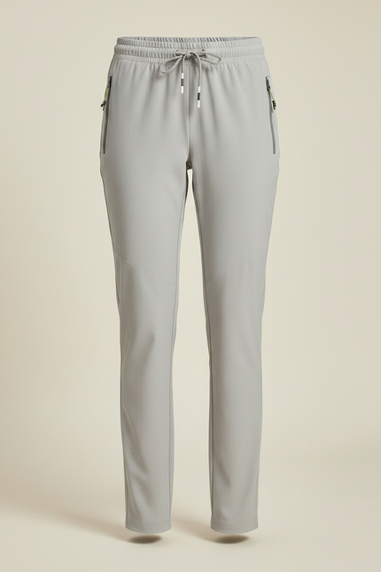 Pantalon Randonnée Gris Léger Élastique Sport Femme - Polyester - vue 3