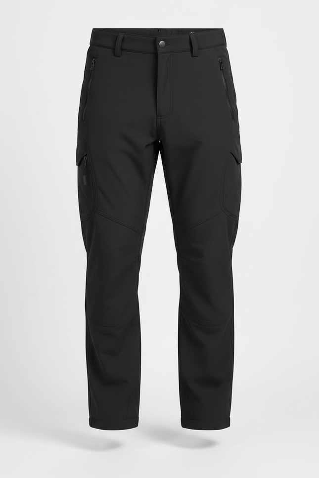 Pantalon Randonnée Noir Homme Imperméable Cargo Sport - Polyester - vue 3
