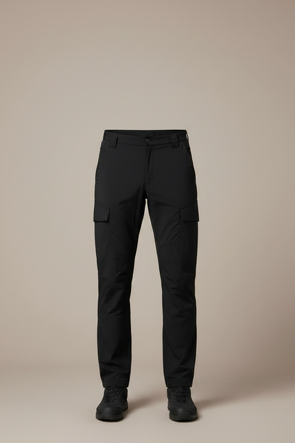 Pantalon Tactique Randonnée - Noir Polyester - vue 3