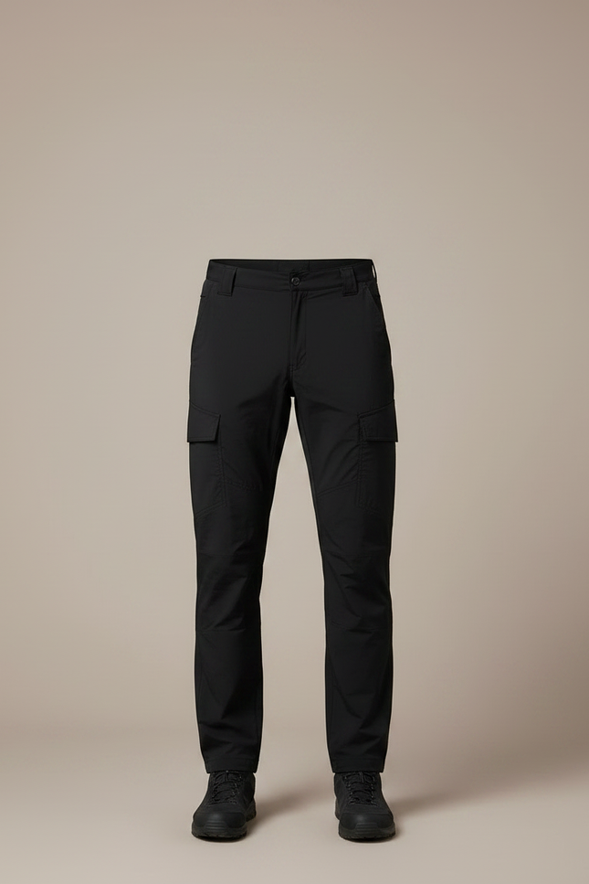 Pantalon Tactique Randonnée - Noir Polyester - vue 3